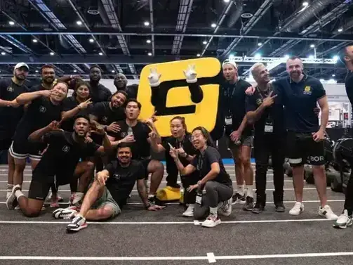 AXIS team in hyrox event