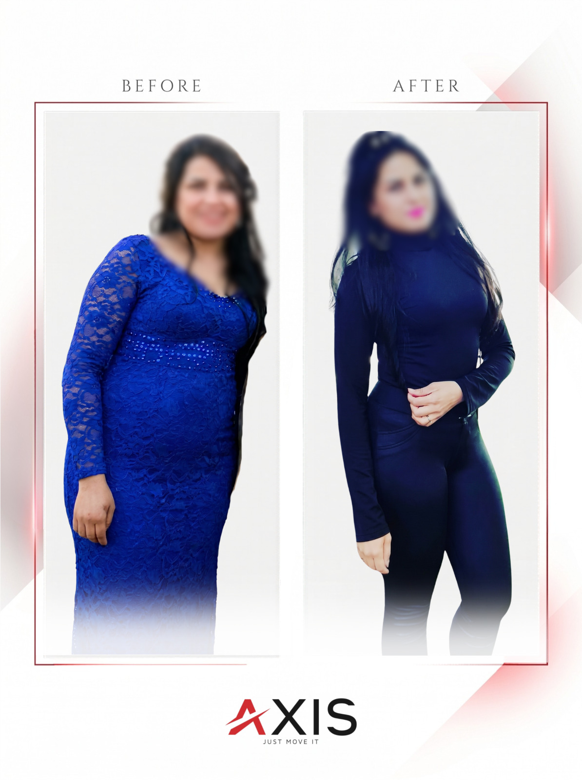 AXIS member before and after transformation