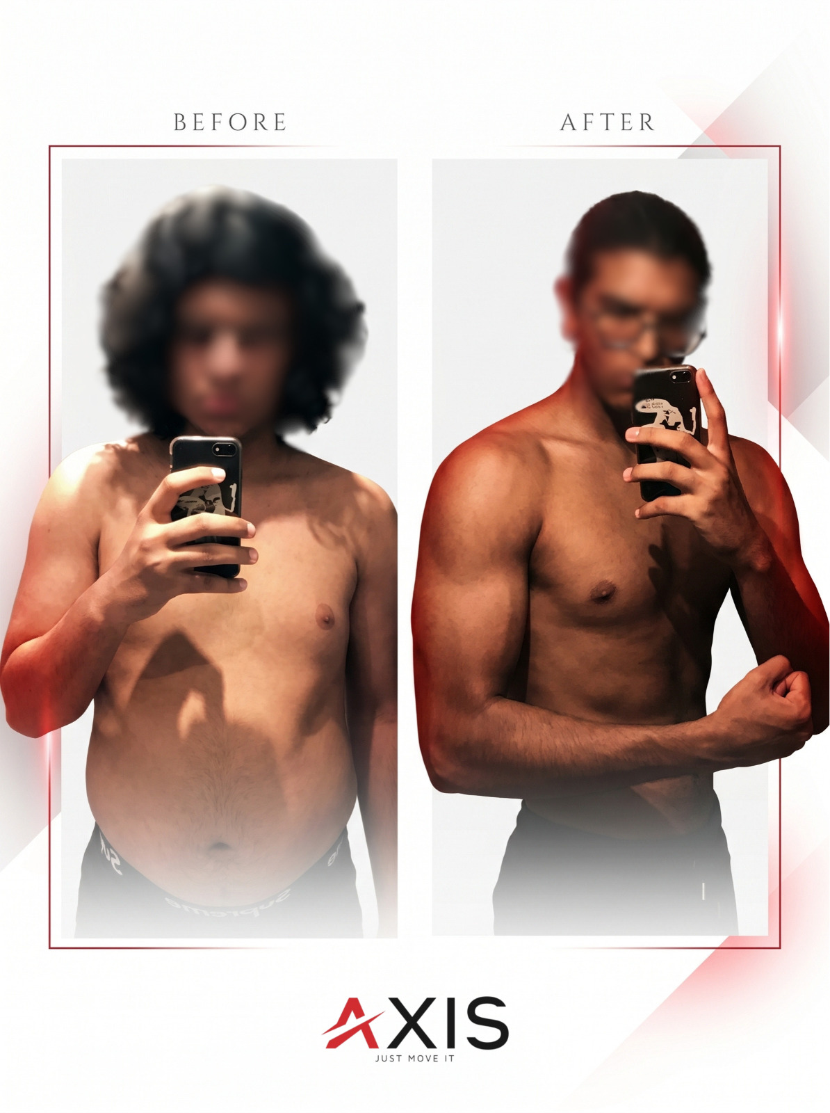 AXIS member before and after transformation